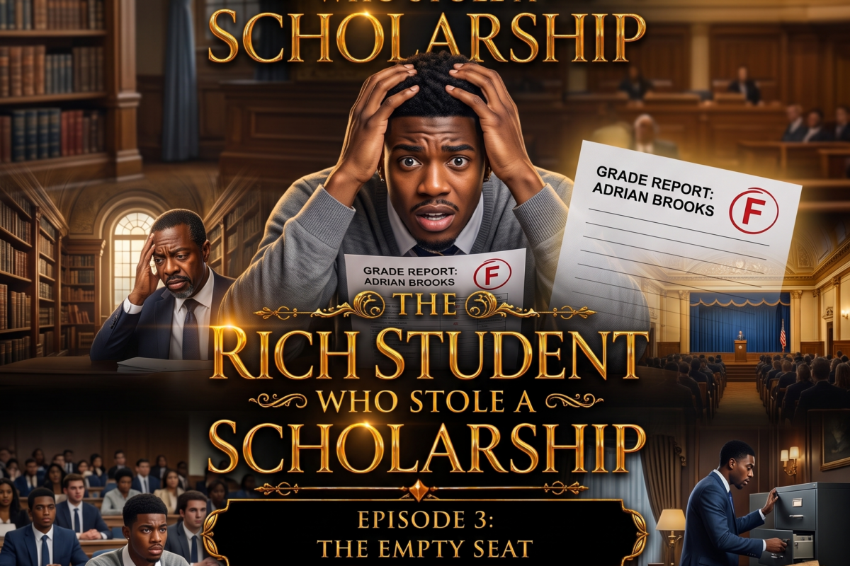 THE RICH STUDENT WHO STOLE A SCHOLARSHIP – EPISODE 3: THE EMPTY SEAT