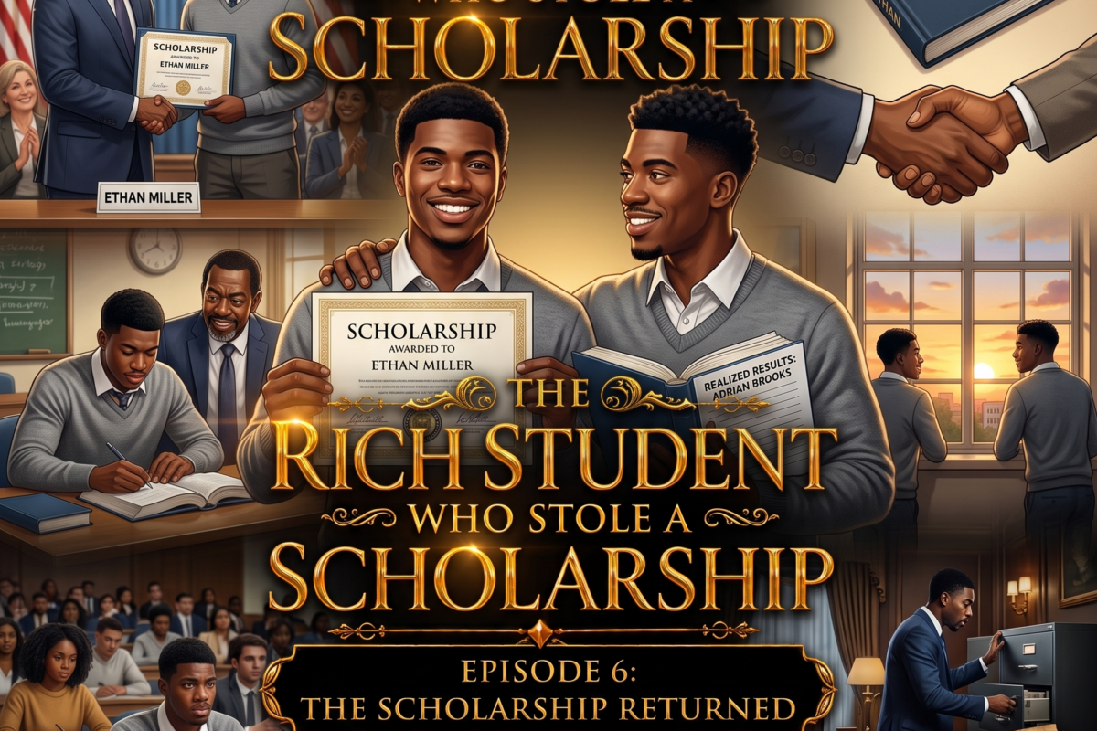 THE RICH STUDENT WHO STOLE A SCHOLARSHIP – EPISODE 6: THE SCHOLARSHIP RETURNED