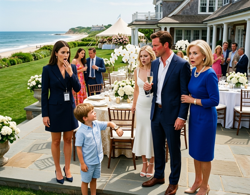 Five Years After He Left Me for His Assistant, My Son Walked Into His Hamptons Engagement Party Wearing His Father’s Watch