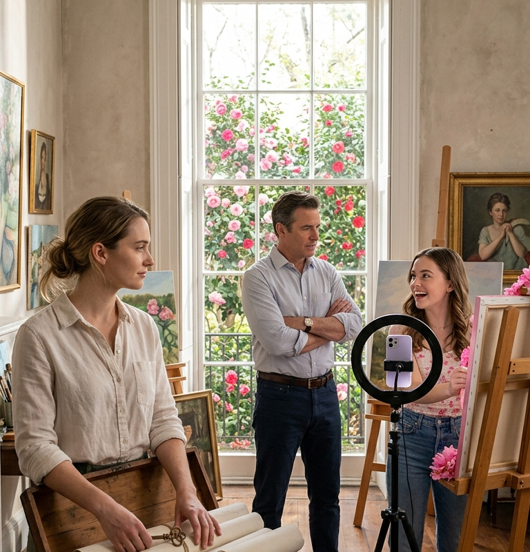 My Stepfather Told Me To Give My Mother’s Studio To His Daughter — So I Left With The Key He Forgot She Gave Me