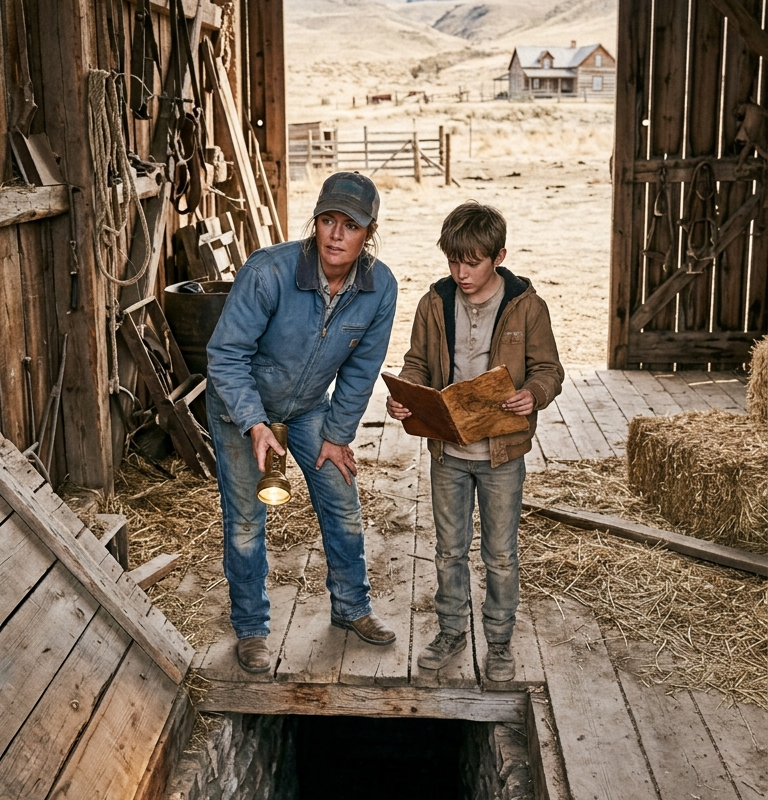 The Cattle Baron Drained Her Only Well — Then Her Son Found Grandpa’s Stone Tunnel Under The Barn