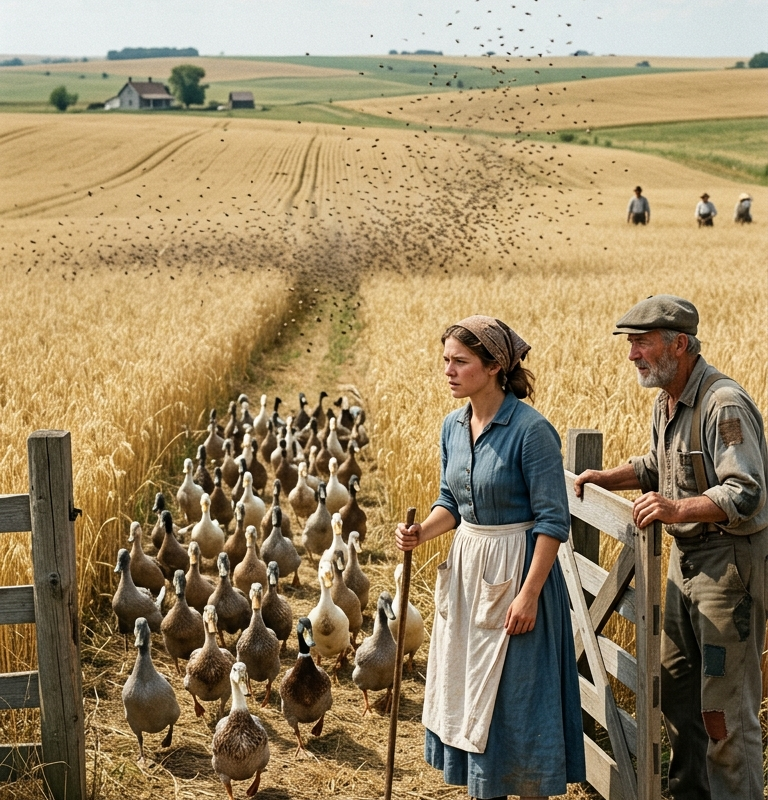The County Mocked Her for Buying 70 Half-Starved Ducks — Until the Locusts Came for Their Oat Fields