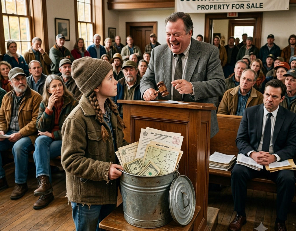 The Auctioneer Laughed at the Girl With a Syrup Pail—Then She Saved Her Grandfather’s Maple Woods