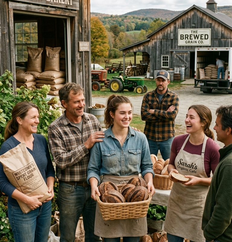 The Brewery Dumped Its Spent Grain on Her Dying Farm—She Turned It Into a Bakery Empire