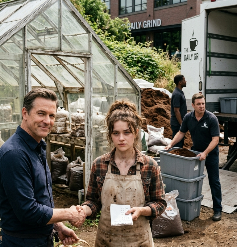 The Coffee Chain Dumped Its Grounds Behind Her Greenhouse—She Grew Mushrooms Worth More Than Their Lattes
