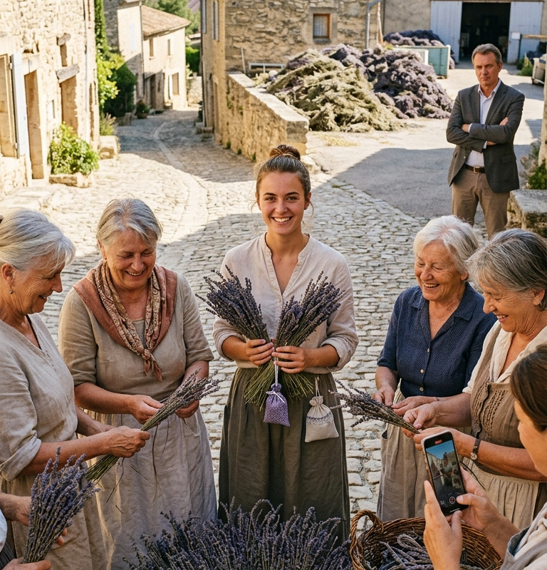 The Lavender Factory Threw Away Stems—She Turned Them Into a Business That Saved the Village