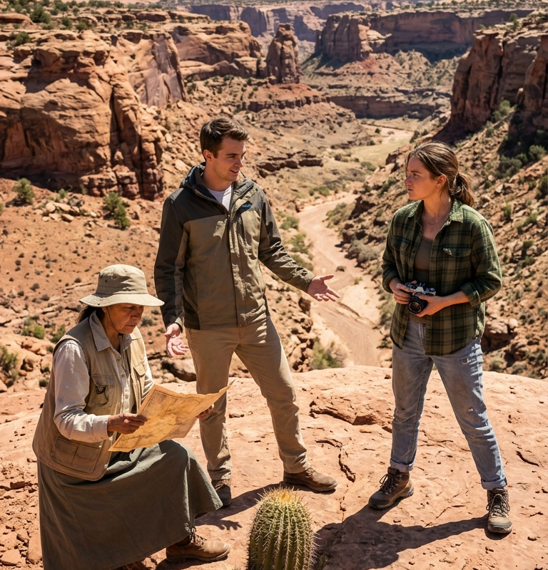 My Cousin Offered Me $75 for a Desert Mesa He Called Useless—Then Grandpa’s Shadow Map Found the Water Under Stone
