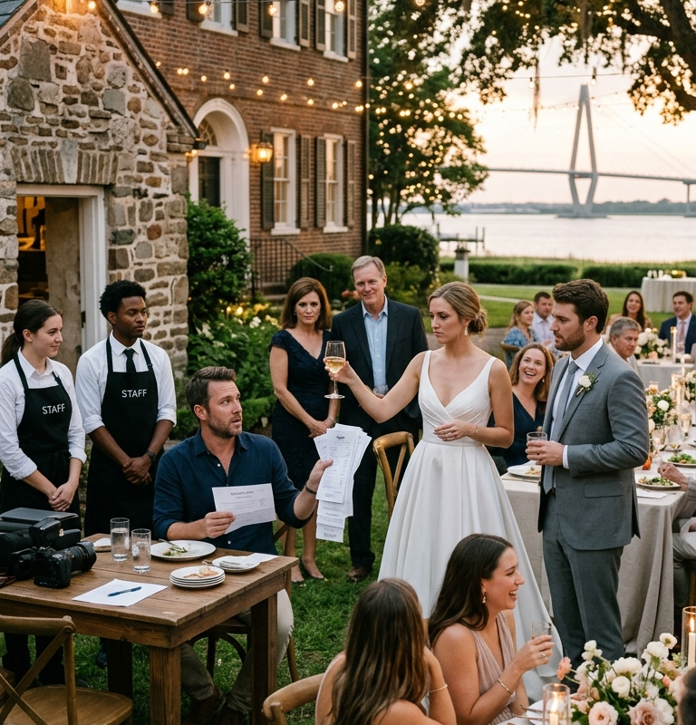 “This Toast Is for Real Family,” My Sister Said—Then Handed Me the Wedding Bill