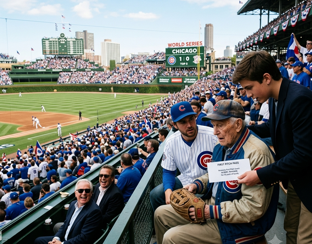 A Rich Man Stole My Grandpa’s World Series Seats—Until His Son Gave Grandpa the First-Pitch Pass