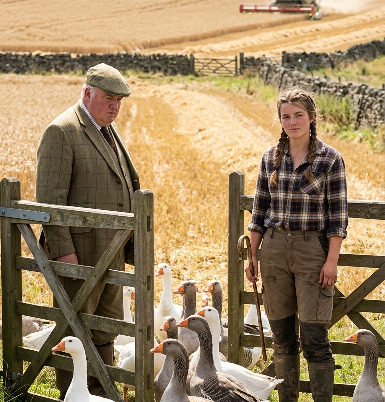 THE WHOLE COUNTY MOCKED HER FOR SAVING 90 RAGGED GEESE—UNTIL THE WEEVILS CAME FOR THE WHEAT