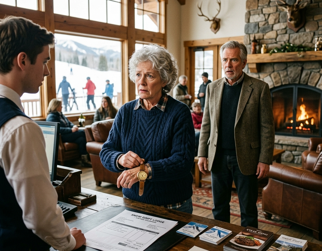 My Son Dumped Me at a Luxury Ski Lodge With a $10,600 Bill—Then the Owner Saw My Father’s Watch