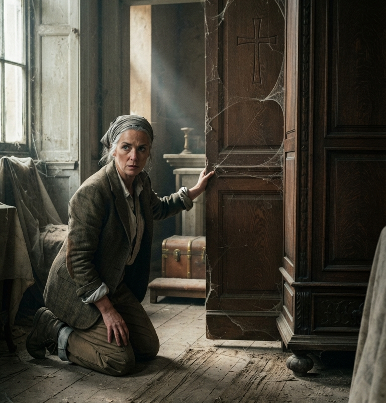 The Antique Restorer Bought the Abandoned Manor Everyone Called Cursed — Then a Wardrobe Scrape Mark Led to a Hidden Chapel