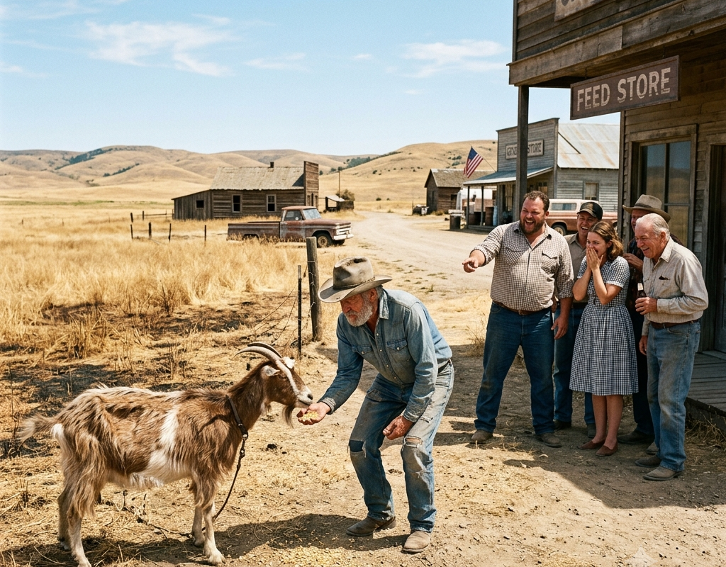 The Town Mocked Him for Saving a Starving Goat — Until It Found the Only Green Grass in Wyoming