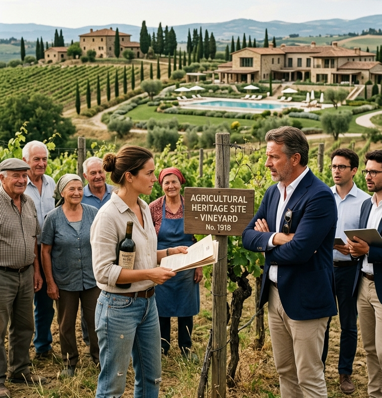 They Said My Vineyard Ruined Their View—So I Registered the Old Vines as Heritage and Blocked Their Resort