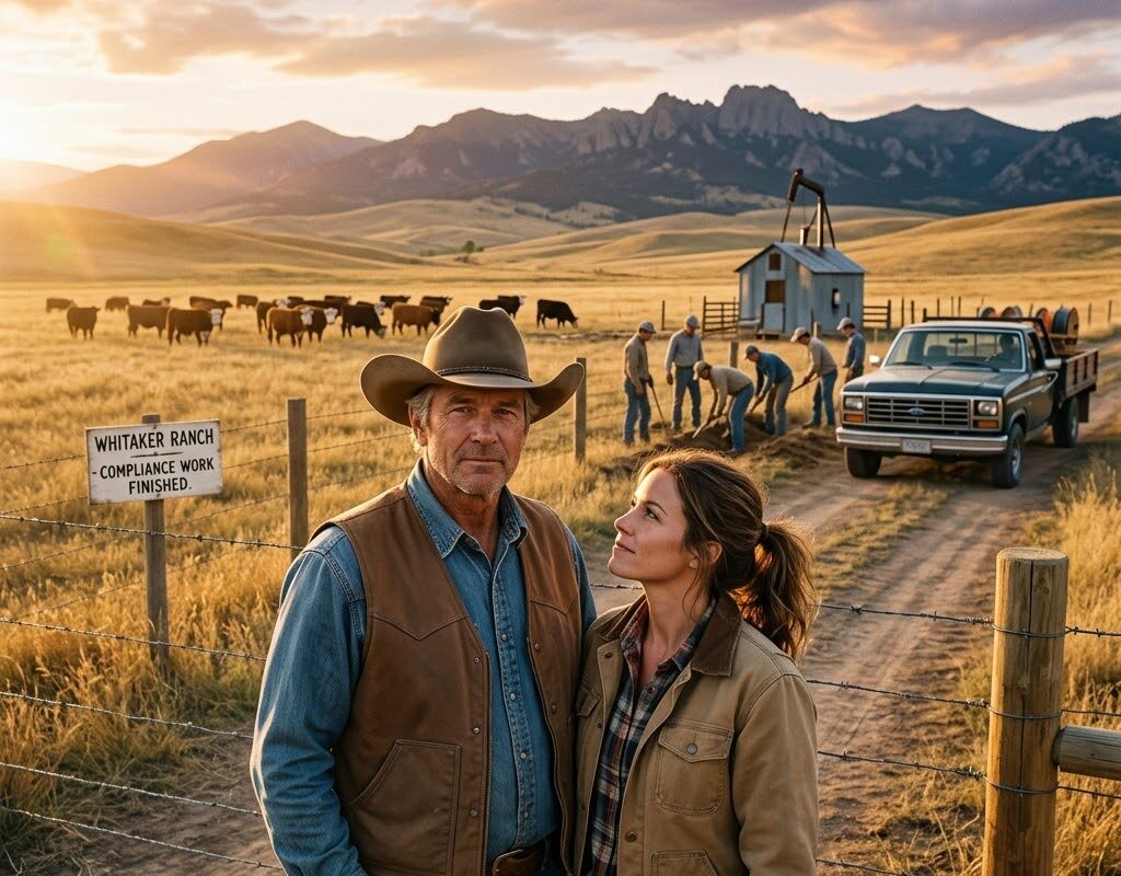 Her family faced the threat of losing all their land to a deceitful man, until a quiet herdsman and his nine children appeared, saving the farm before sunset