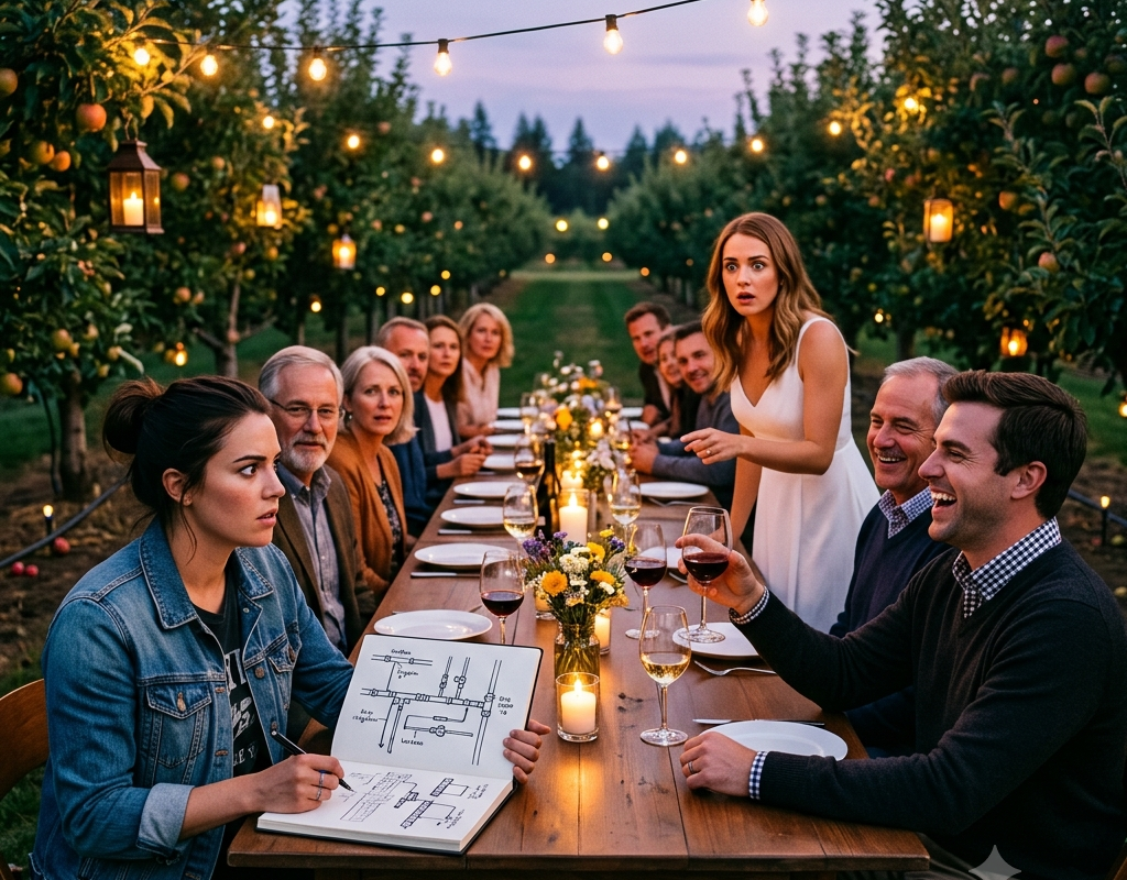 They Said My Irrigation Idea Was Stupid — Until My Brother’s Fiancée Recognized the System That Saved Her Father’s Orchard