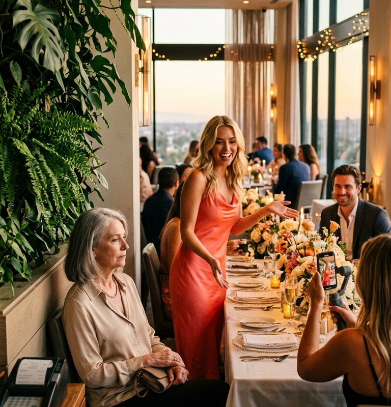 My Daughter Made a Viral Video About Spoiling Me — Then Shoved Me Into the Corner Seat at the Dinner I Funded
