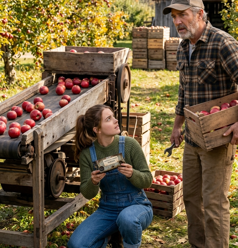 His Apple Sorter Broke Before Market Week — Then His Daughter Found the Flaw That Had Been Stealing Fruit for Years