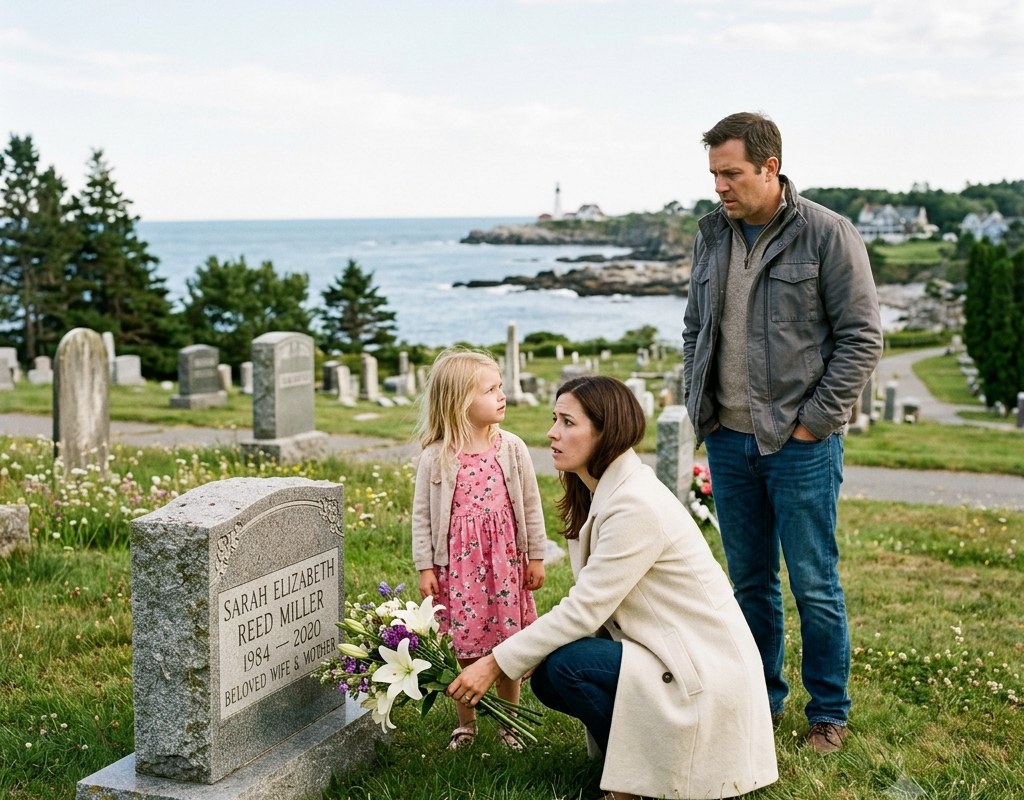 MY DAUGHTER ASKED MY NEW WIFE WHY SHE TALKS TO MOMMY’S GRAVE AT NIGHT