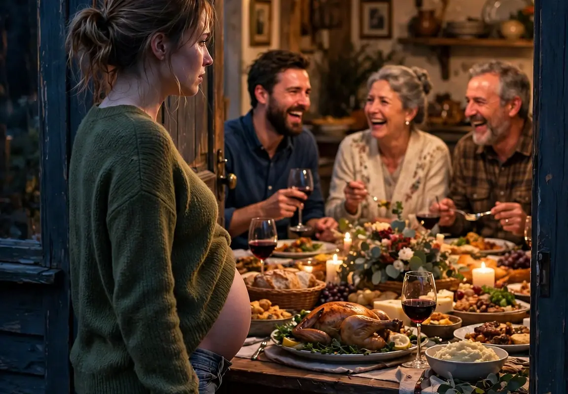 Five months pregnant, my husband threw me out for telling my mother-in-law I was too exhausted to do the housework… I asked, “Are you sure?” walked away, and five minutes later the entire house went dark