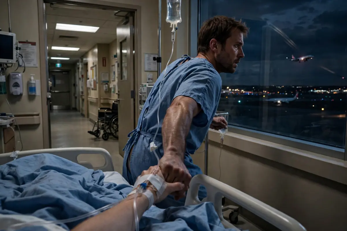 My in-laws left me behind with my husband in a coma and flew to Australia without a second thought… then the second they were gone, he woke up, held my hand tightly, and revealed the terrifying secret that changed everything