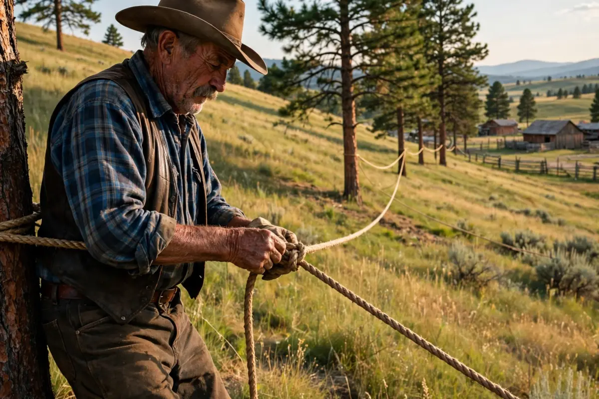 An aging rancher in Montana devoted an entire summer to running wires across the hillsides… no one understood why until record snowfall turned his “crazy” idea into the only thing that worked