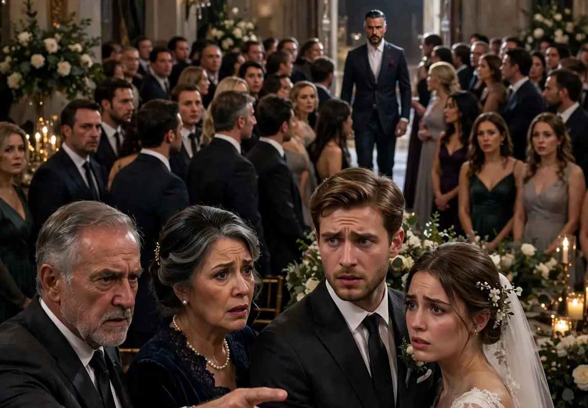 My parents publicly shamed my fiancé as a “useless unemployed man” in front of 500 guests—then a rich stranger said one sentence that made them turn pale