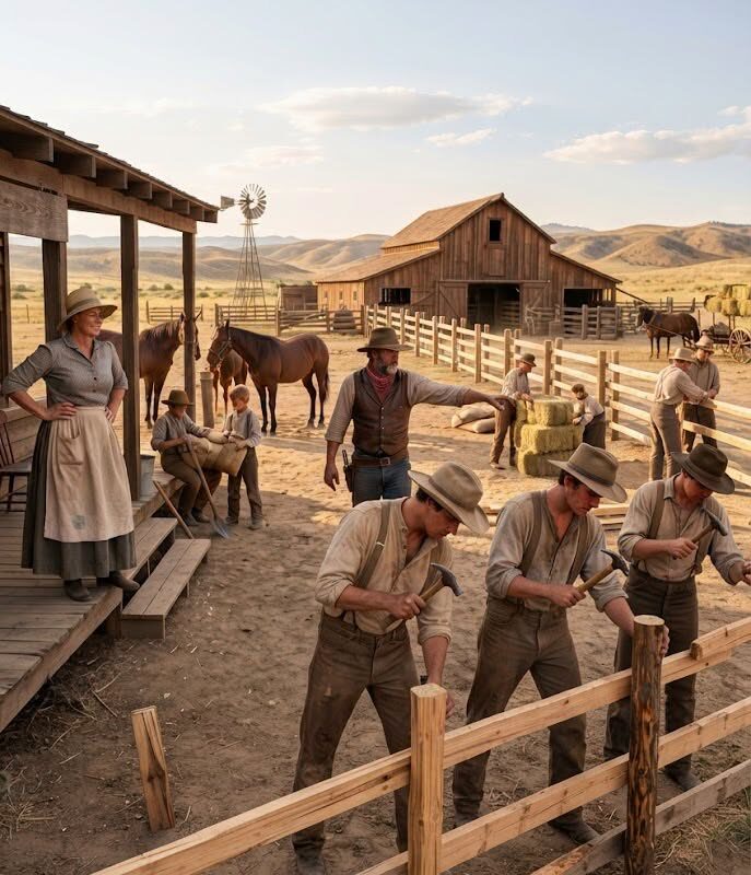 I Posted a Ranch Job Nobody Would Touch—Then a Quiet Cowboy Arrived With Nine Sons, and What They Found Beneath My Old Gate Explained Why My Father Died Believing Our Family Had Lost Everything