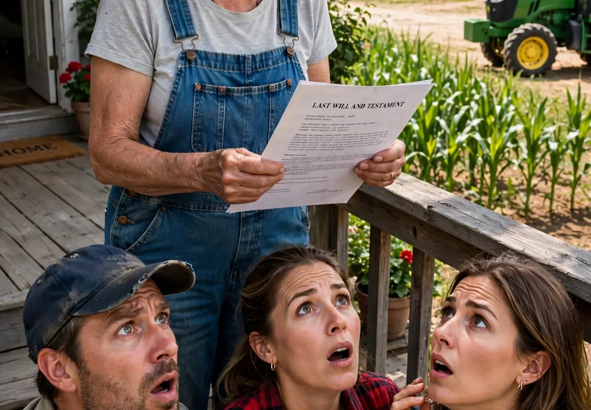 She left her three children a valuable Iowa corn farm, but the inheritance came with one impossible condition: they had to live and work side by side for a full year before claiming their share