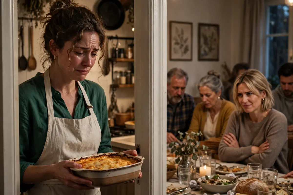 My sister-in-law humiliated me over the “terrible” dinner, saying her children could cook better, but her smug smile vanished when I told her who actually prepared the meal.