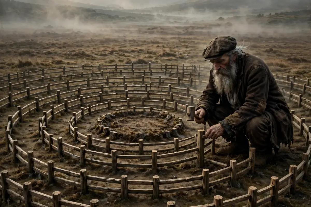 Everyone called the old man a fool for fencing off more and more fertile land without ever keeping livestock, but they had no idea why he kept doing it