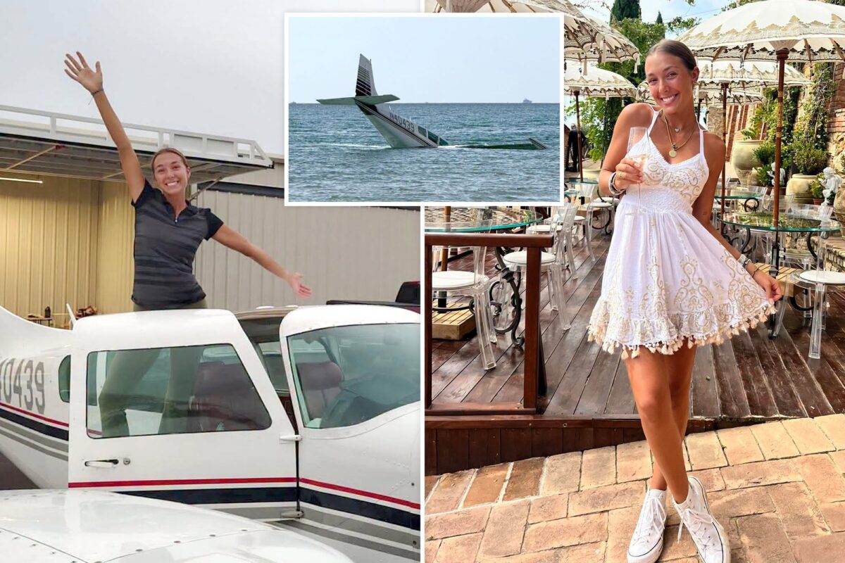 **Florida Woman Pilot Survives Dramatic Emergency Landing in the Atlantic — “I’m Incredibly Lucky to Be Alive,” She Says After Swimming Away From the Crash**