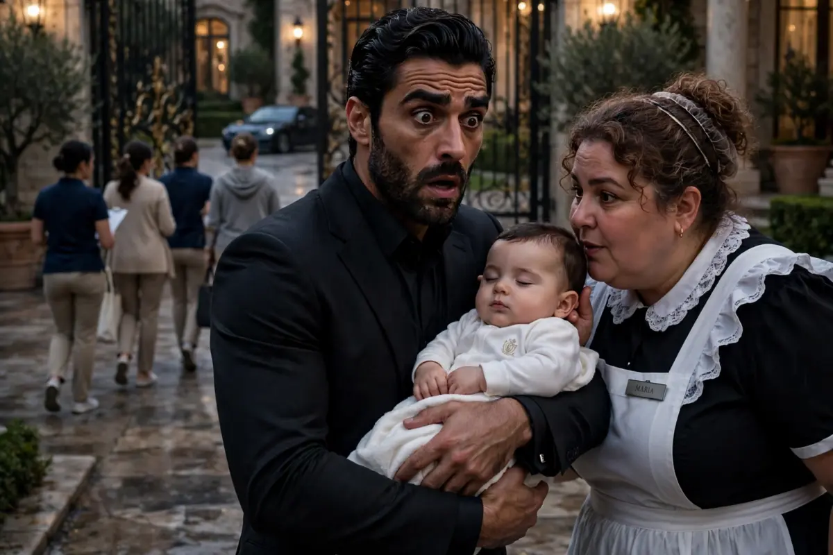 The Mafia boss dismissed four nannies over his child’s care, but when a plus-size maid whispered a single word, he ordered every gate locked and demanded to know why