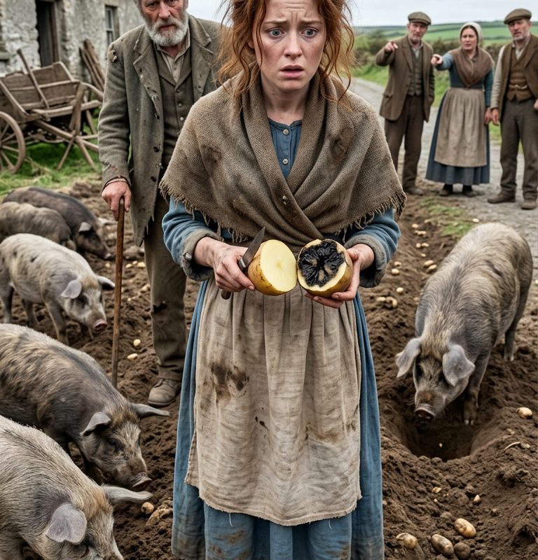 They Laughed When She Bought 60 Old Pigs — Until the Buried Root Rot Reached the Potato Fields