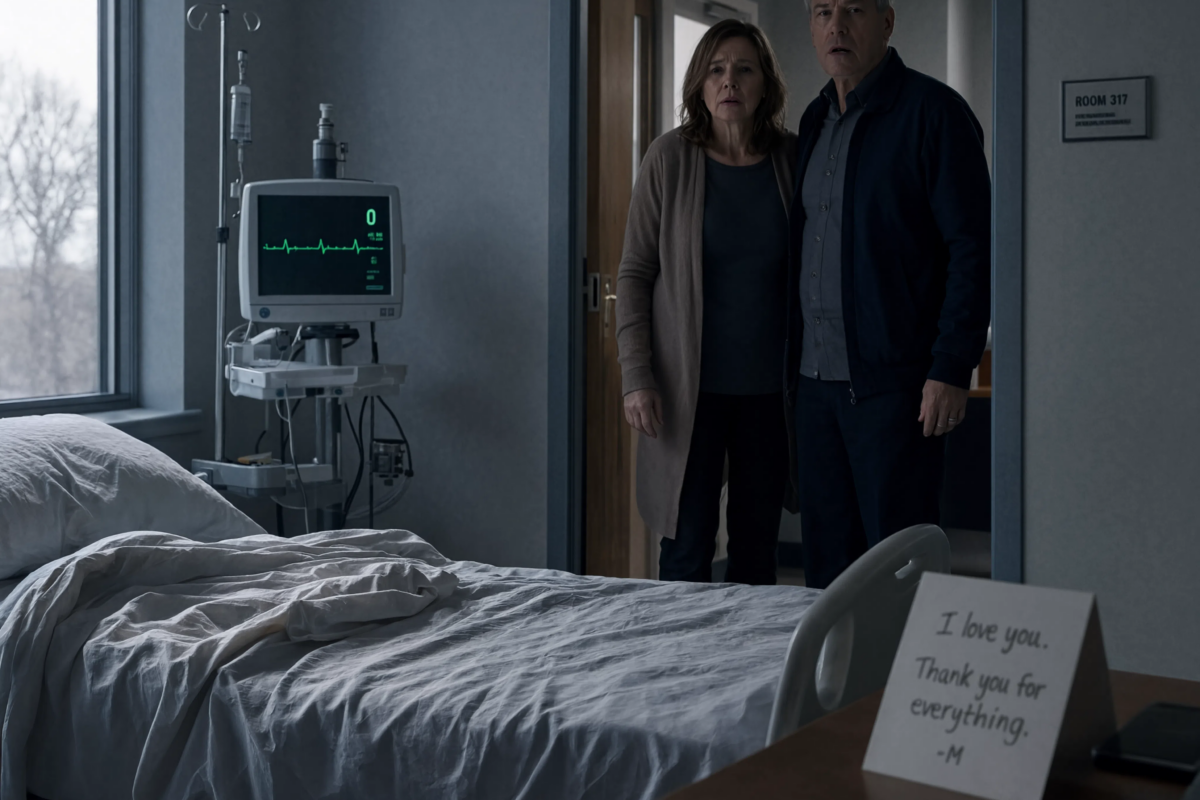 My parents left me alone in the ER because my brother had a game—one week later, they finally came, but my hospital room was empty except for a note that left them pale