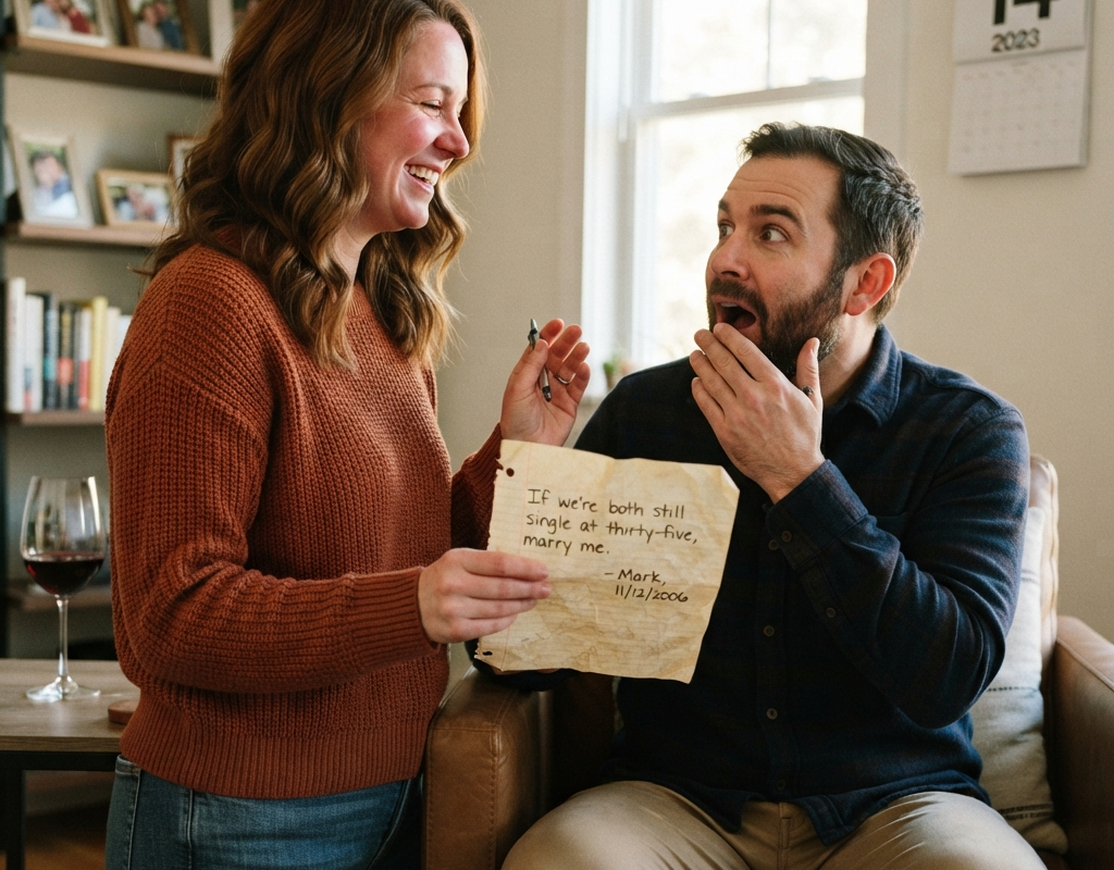 If We’re Both Still Single at Thirty-Five, Marry Me, He Wrote at Seventeen and Never Expected Her to Return With the Note