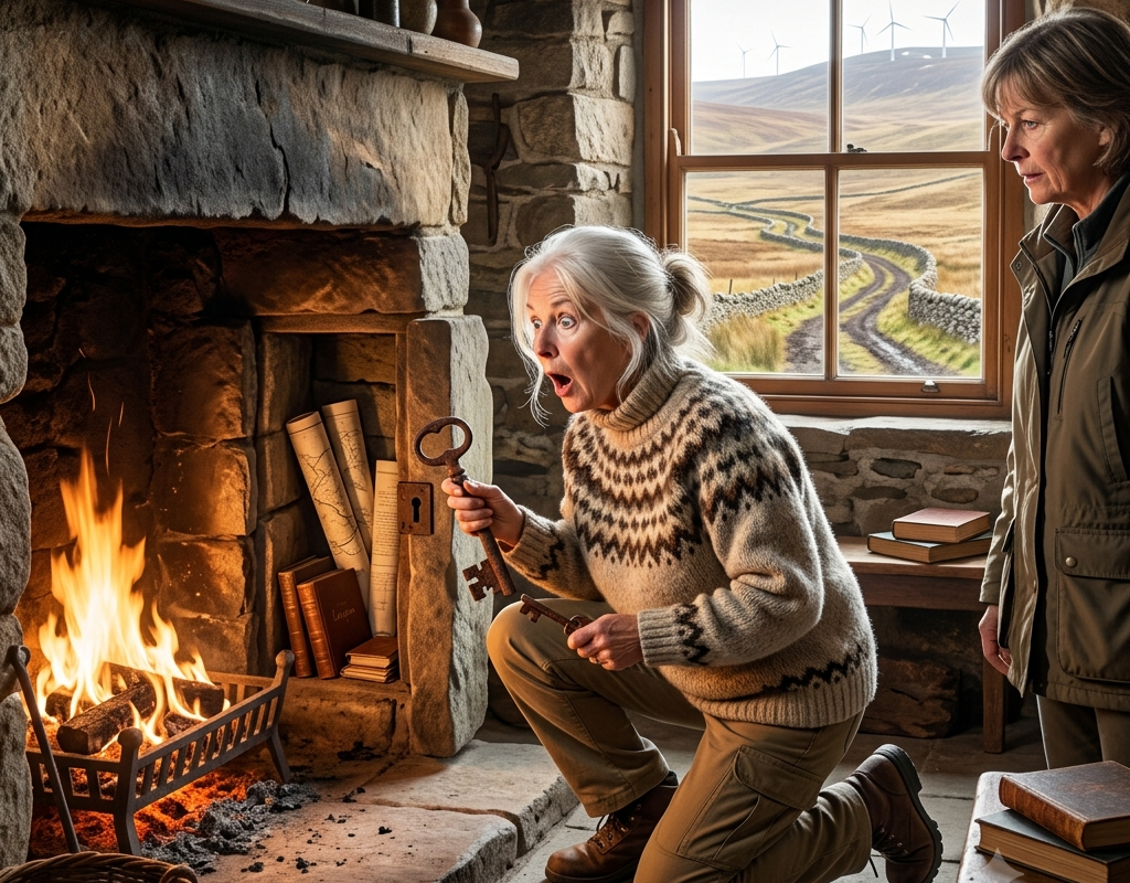 I Came Back to My Grandfather’s Scottish Croft After 30 Years—Then His Rusted Key Opened the Room Behind the Hearth