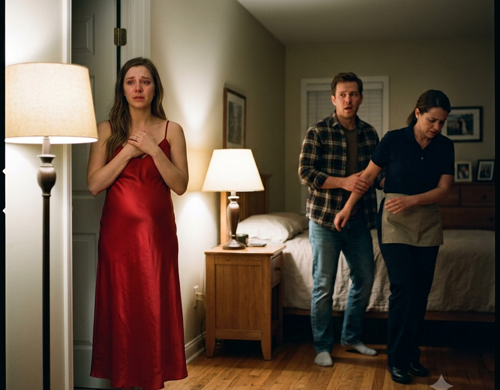 I Froze When I Caught My Husband Holding Our Housekeeper in Her Room—His Whisper, “My Wife’s Recovering After Childbirth…” Shattered Everything I Believed