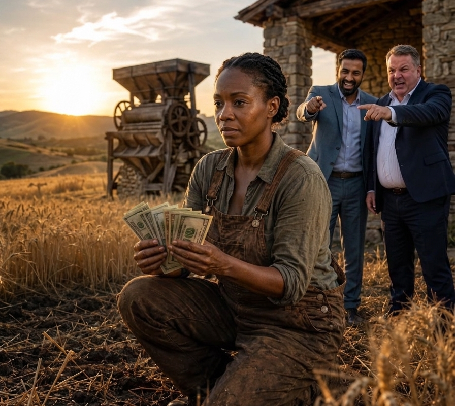“Hey, girl!” a portly landowner, owner of thousands of acres nearby, shouted, laughing boisterously. “What are you going to do with that junk? Grind the dead earth into flour?”