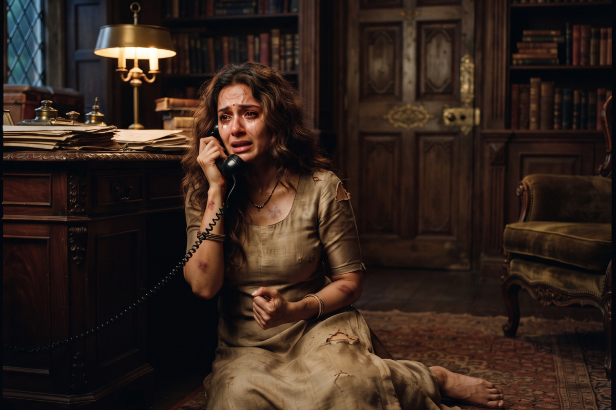 The Young Woman Called Out in a Panic… “Sir, Could You Come and Pick Me Up?” Inside the Locked Library of Her Father’s Mansion, Hundreds of Men Stood Waiting for Her Hand…