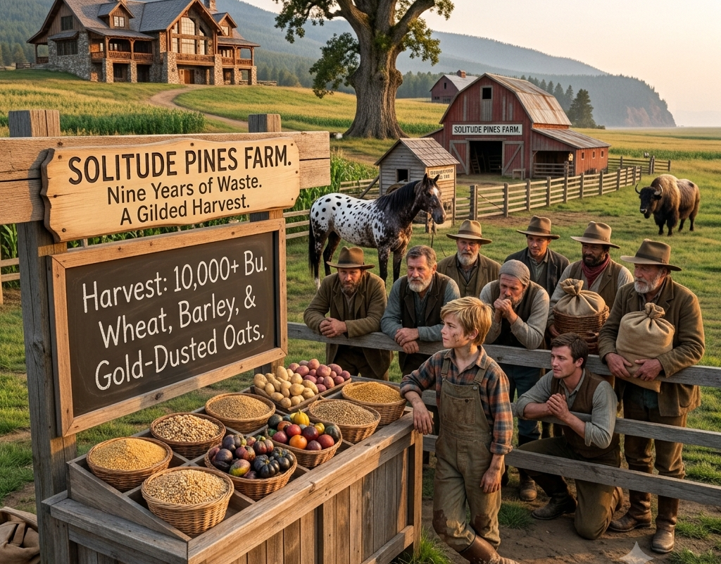 the boy who turned nine years of brewery waste into the harvest that made the men who laughed come begging at his mother’s fence