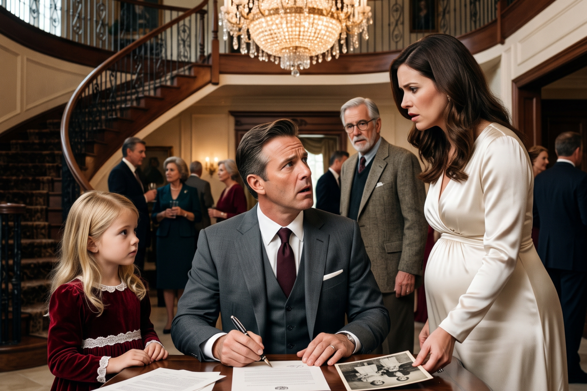 The Little Girl Put the Negative Test Over the Will and Said the Heir Was Fake—The Family Lawyer Dropped His Pen
