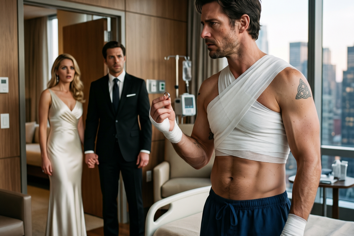 Aryan lay on the hospital bed, eighty percent of his body wrapped in thick white bandages. The fire at the factory had left him unable to move, unable to even lift a glass of water.