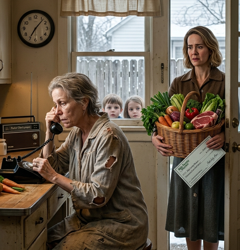 A Poor Widow Asked God for Groceries on the Radio—Then a Millionaire Sent Food as a Cruel Joke