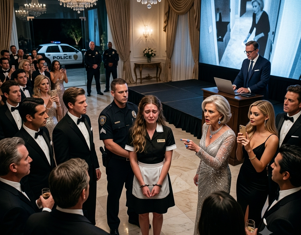 The Maid Was Falsely Accused of Stealing a $2 Million Diamond Ring—Then the Security Footage Left the Entire Mansion Speechless