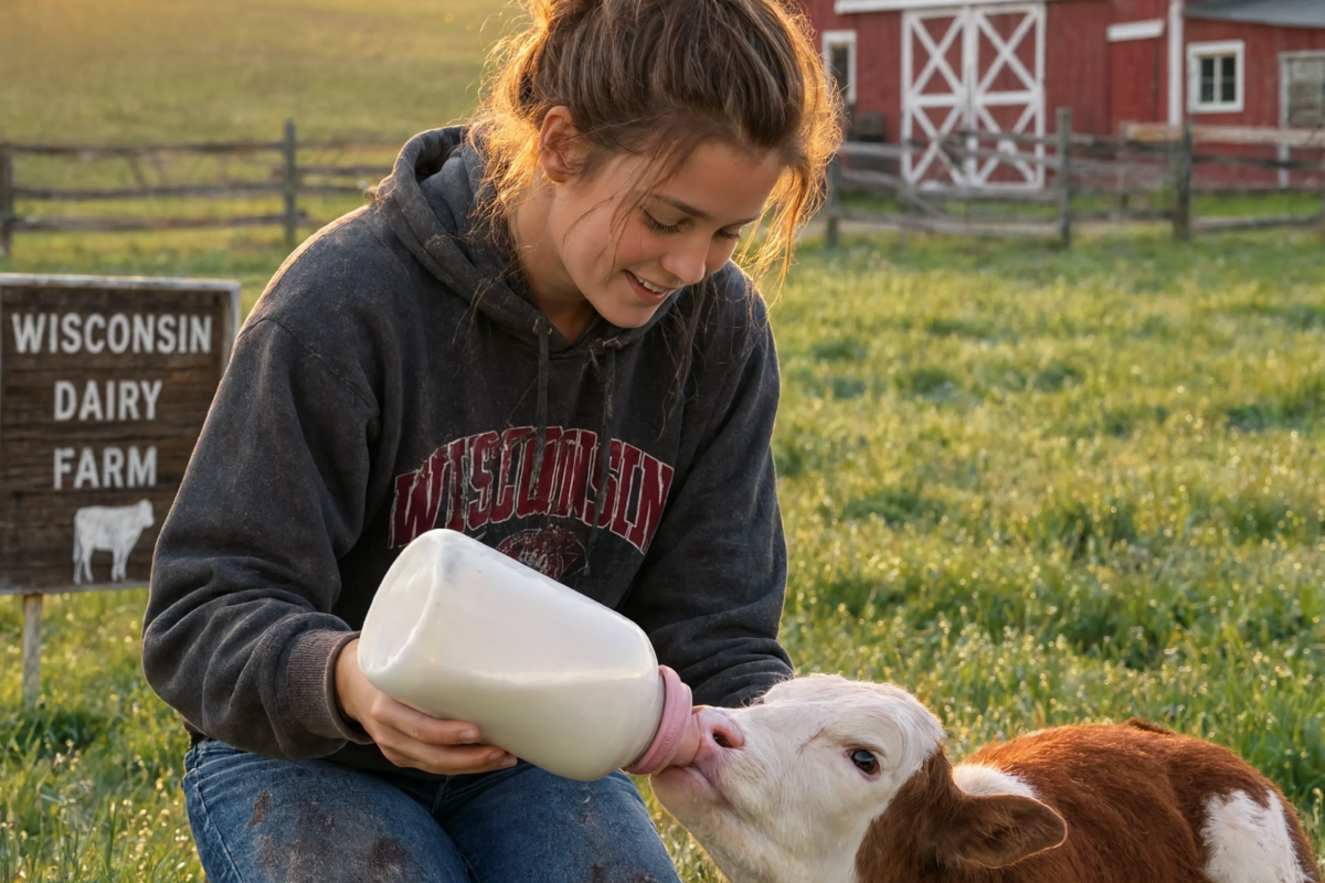Forced to leave the city for her family’s dairy farm at 18, she counted the days until she could escape… then a helpless abandoned calf transformed her life forever
