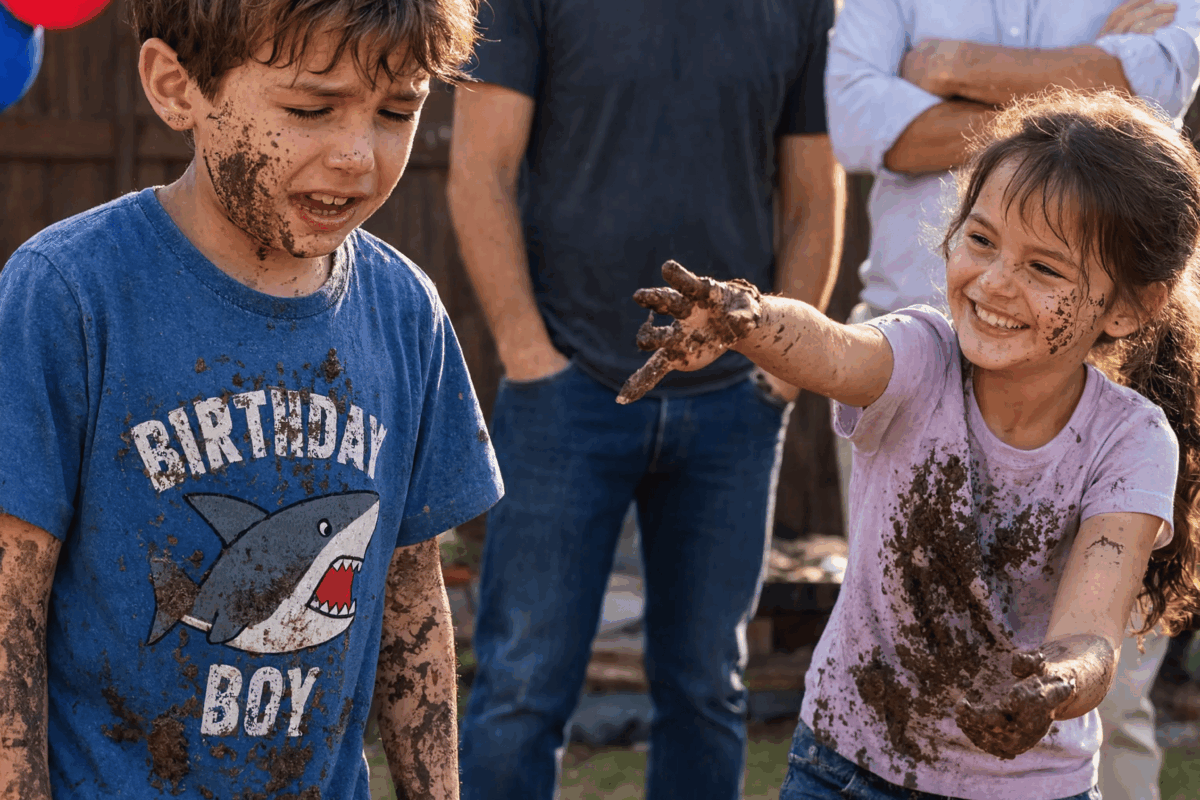 My father and brother watched with satisfaction as my niece ruined my son’s birthday party… but when I quietly canceled everything that evening, they realized what they had just lost